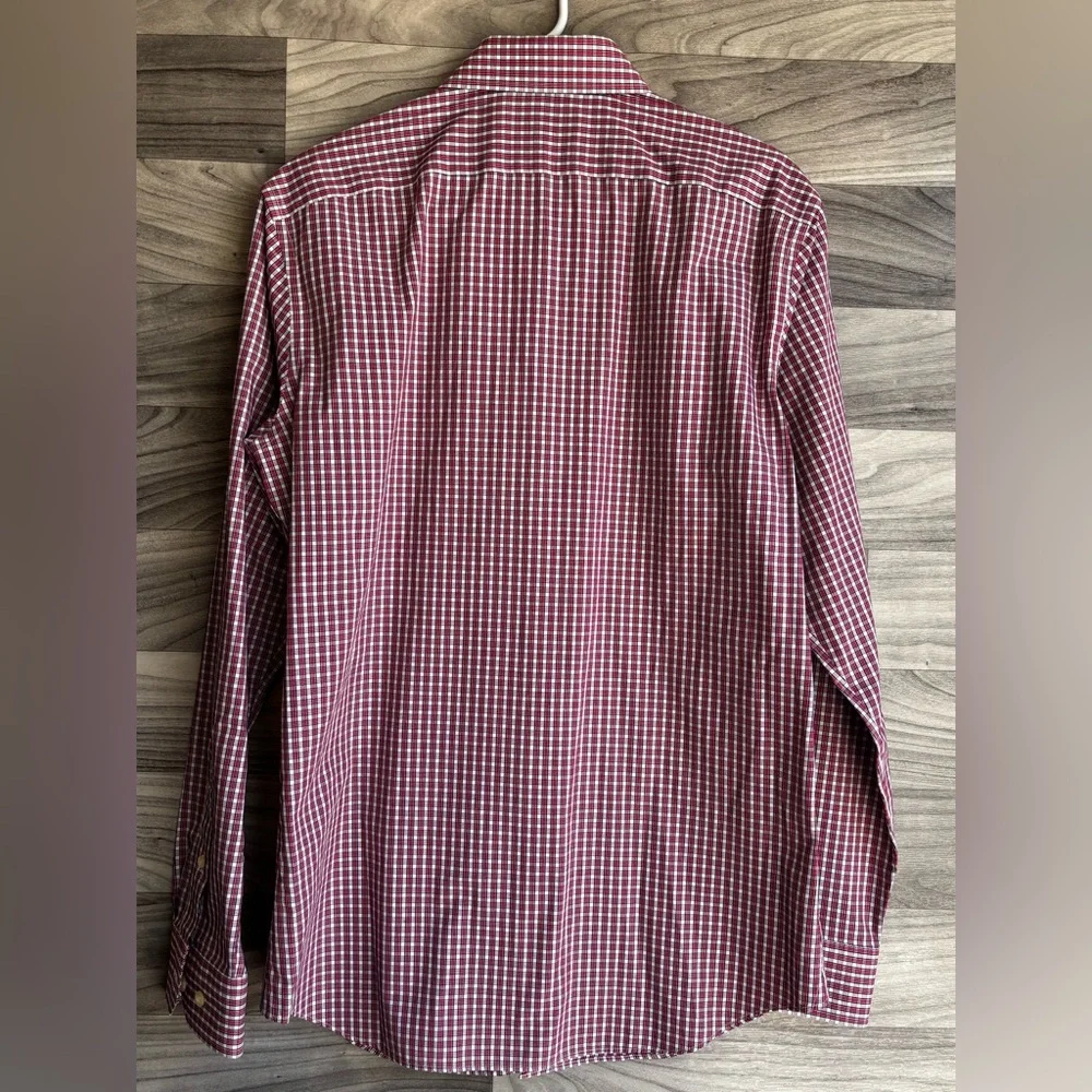 Banana Republic Red Casual Button Down Shirt
